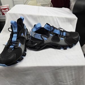 Black and Blue Athletic Sneakers